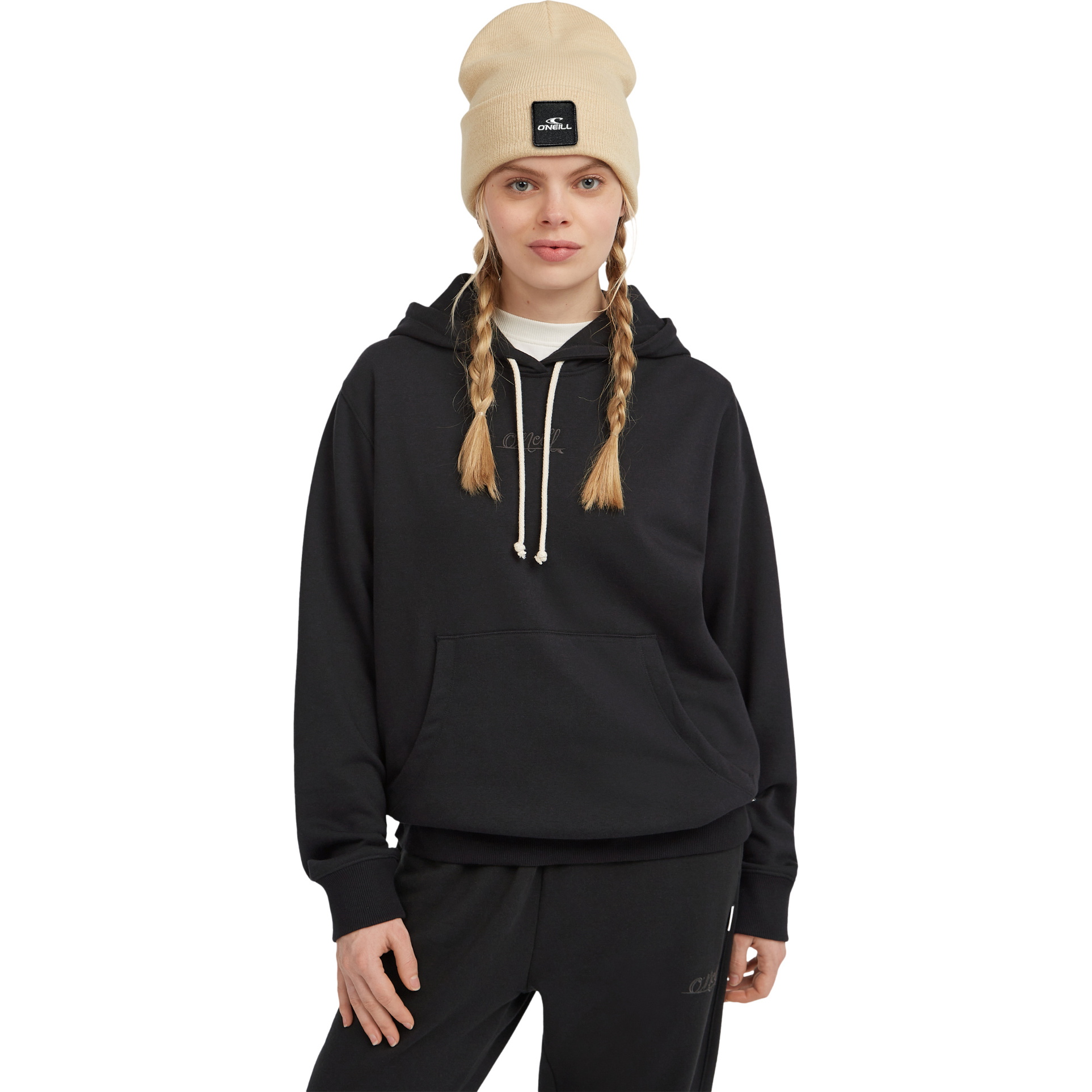 2025 O'Neill Womens Essentials Script Hoodie 1750123 - Black Out